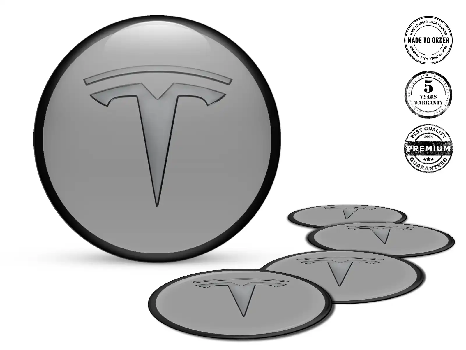 Tesla Gewölbte Aufkleber Edition Individuelle Felgenaufkleber